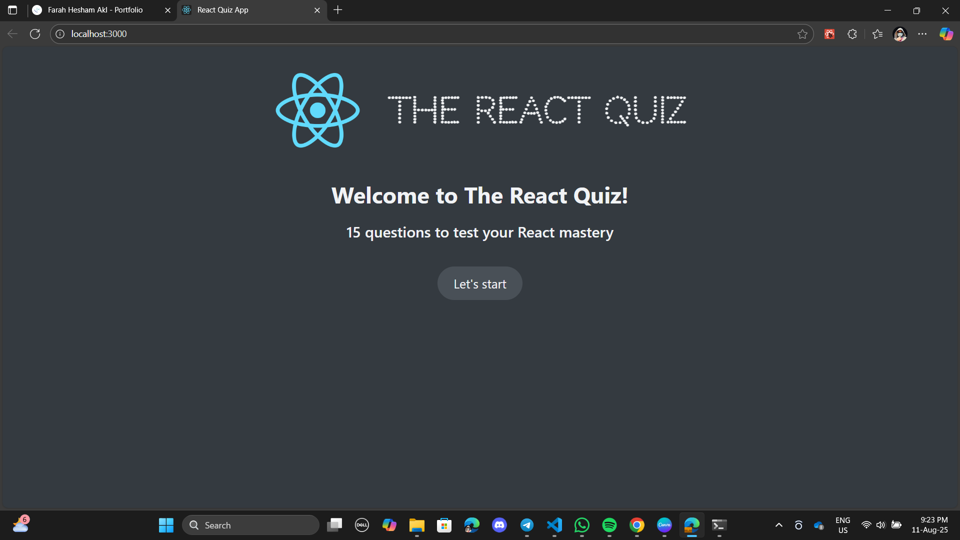 React Quiz App